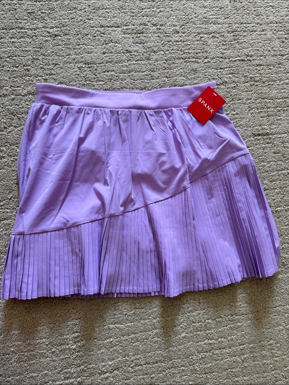 Spanx Lavender Pleated Skort